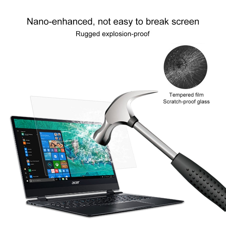 หน้าจอแล็ปท็อป HD กระจกนิรภัยป้องกันฟิล์มสำหรับแล็ปท็อป Acer Swift 7 - SF714-51T-M9H0 14 นิ้ว, For Acer Swift 7 Laptop - SF714-51T-M9H0 14 inch
