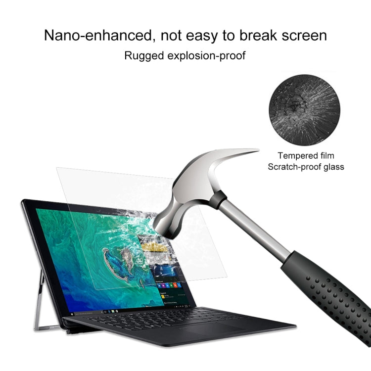 หน้าจอแล็ปท็อป HD กระจกนิรภัยฟิล์มป้องกันสำหรับ Acer Switch 7 แล็ปท็อป Black Edition - SW713-51GNP-879G 13.3 นิ้ว, For Acer Switch 7 Laptop Black Edition - SW713-51GNP-879G 13.3 inch