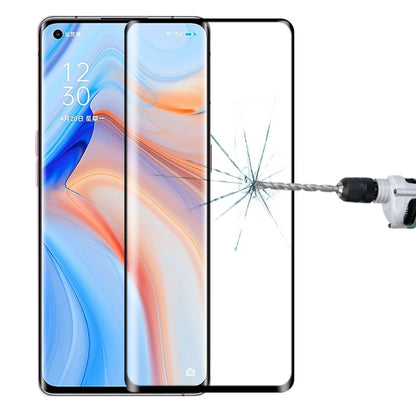 สำหรับ OPPO Reno4 Pro 3D ขอบโค้งแบบเต็มหน้าจอฟิล์มกระจกนิรภัย, For OPPO Reno4 Pro