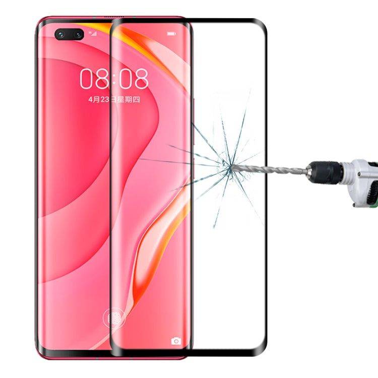 สำหรับ Huawei Nova 7 Pro 3D ขอบโค้งแบบเต็มหน้าจอฟิล์มกระจกนิรภัย, For Huawei Nova 7 Pro