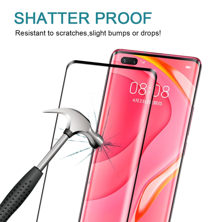 สำหรับ Huawei Nova 7 Pro 3D ขอบโค้งแบบเต็มหน้าจอฟิล์มกระจกนิรภัย, For Huawei Nova 7 Pro