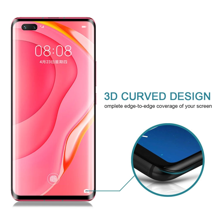 สำหรับ Huawei Nova 7 Pro 3D ขอบโค้งแบบเต็มหน้าจอฟิล์มกระจกนิรภัย, For Huawei Nova 7 Pro