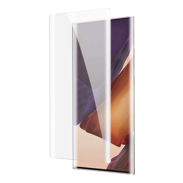 สำหรับ Samsung Galaxy Note20 Ultra 9H 3D แบบเต็มหน้าจอ UV Liquid Curved Tempered Glass, For Samsung Galaxy Note20 Ultra