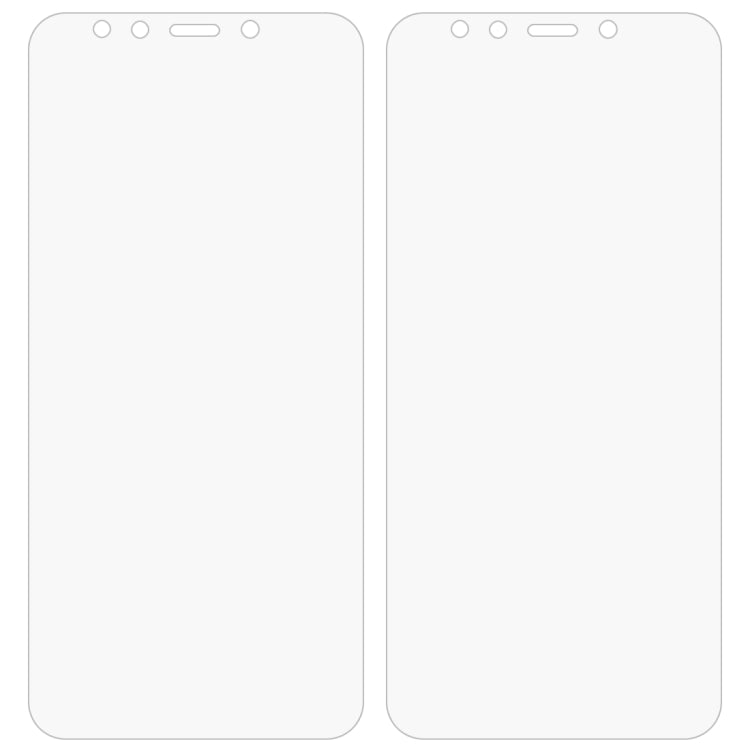 2 ชิ้น 0.26 มิลลิเมตร 9H 2.5D ฟิล์มกระจกนิรภัยสำหรับ Xiaomi Mi 6X และ A2, For Mi 6X (2 PCS)