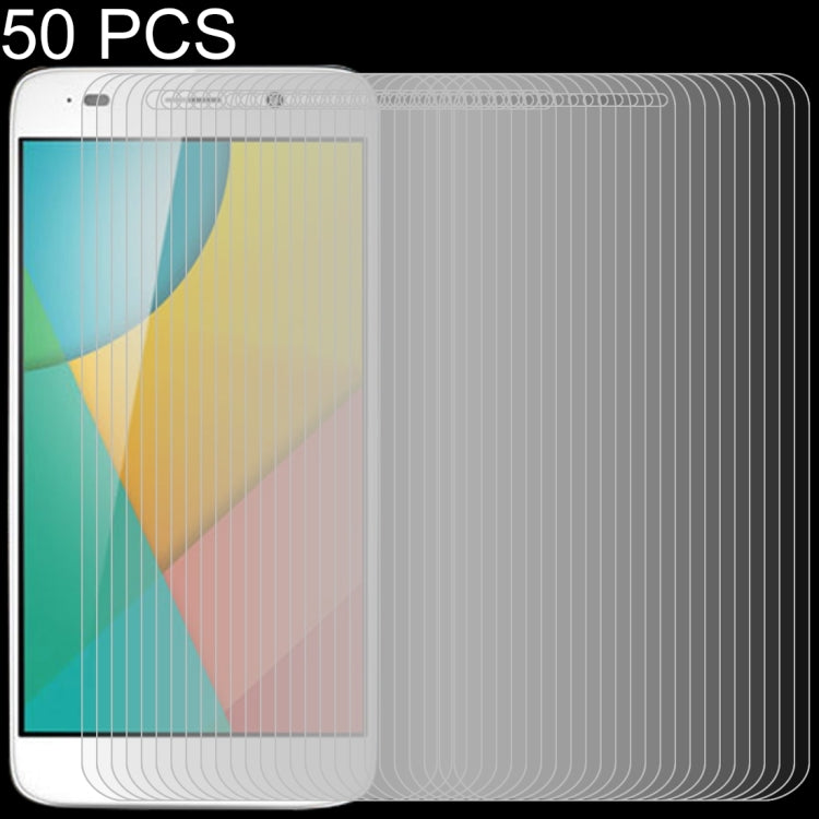 50 ชิ้น 0.26mm 9H 2.5D ฟิล์มกระจกนิรภัยสำหรับ Huawei Y6 II, For Y6 II (50 PCS)