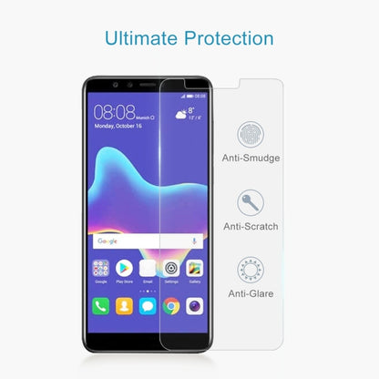 ฟิล์มกระจกนิรภัย 0.26mm 9H 2.5D สำหรับ Huawei Y9 (2018), For Y9 (2018) (1PC)