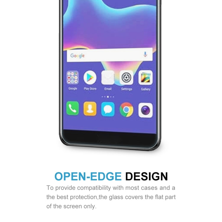 ฟิล์มกระจกนิรภัย 0.26mm 9H 2.5D สำหรับ Huawei Y9 (2018), For Y9 (2018) (1PC)