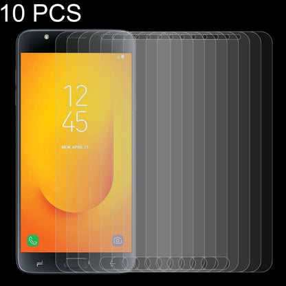10 ชิ้น 0.26mm 9H 2.5D ฟิล์มกระจกนิรภัยสำหรับ Galaxy J7 Duo, For Galaxy J7 Duo (10 PCS)