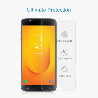 10 ชิ้น 0.26mm 9H 2.5D ฟิล์มกระจกนิรภัยสำหรับ Galaxy J7 Duo, For Galaxy J7 Duo (10 PCS)
