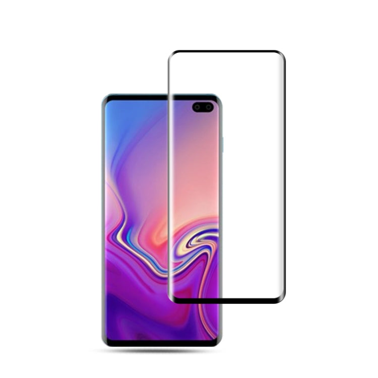 mocolo 0.33mm 9H 3D Round Edge ฟิล์มกระจกนิรภัยสำหรับ Galaxy S10 ไม่รองรับการปลดล็อคด้วยลายนิ้วมือ, For Samsung Galaxy S10
