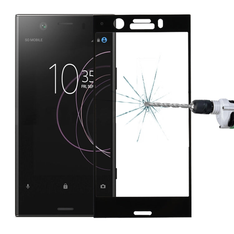 สำหรับ Sony Xperia XZ1 ขนาดกะทัดรัด 0.26 มม. 9H ความแข็งพื้นผิว 3D เต็มหน้าจอกระจกกันรอยหน้าจอ, Sony Xperia XZ1 Compact