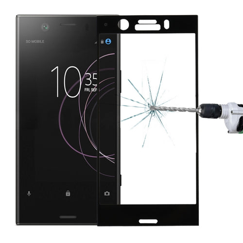 สำหรับ Sony Xperia XZ1 ขนาดกะทัดรัด 0.26 มม. 9H ความแข็งพื้นผิว 3D เต็มหน้าจอกระจกกันรอยหน้าจอ, Sony Xperia XZ1 Compact