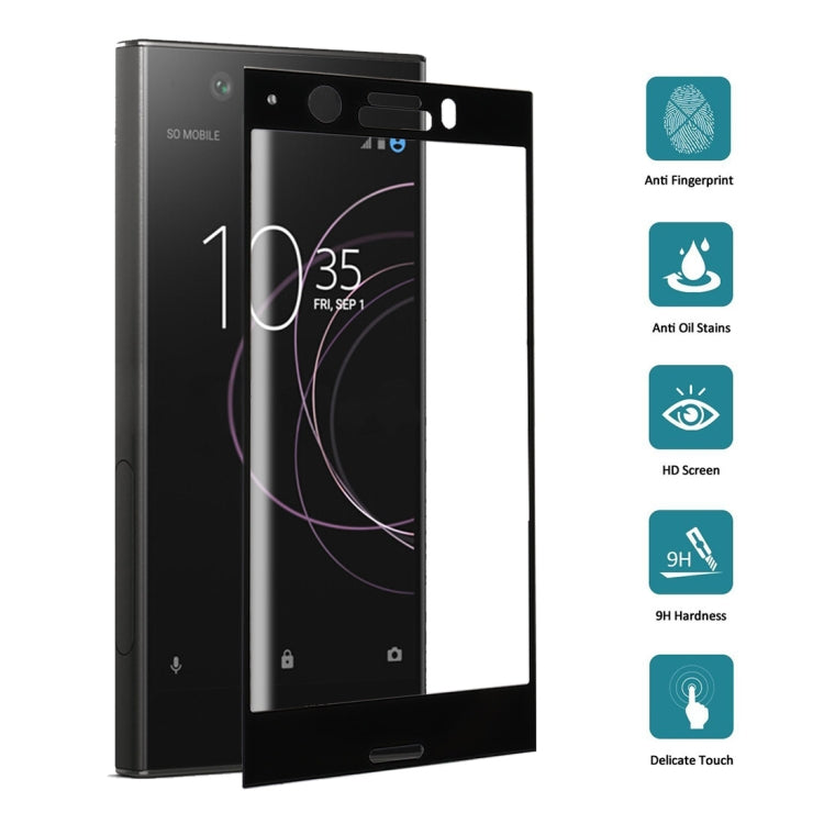 สำหรับ Sony Xperia XZ1 ขนาดกะทัดรัด 0.26 มม. 9H ความแข็งพื้นผิว 3D เต็มหน้าจอกระจกกันรอยหน้าจอ, Sony Xperia XZ1 Compact
