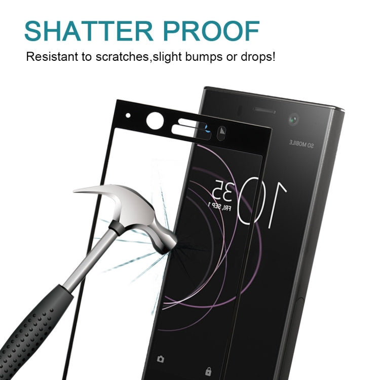 สำหรับ Sony Xperia XZ1 ขนาดกะทัดรัด 0.26 มม. 9H ความแข็งพื้นผิว 3D เต็มหน้าจอกระจกกันรอยหน้าจอ, Sony Xperia XZ1 Compact