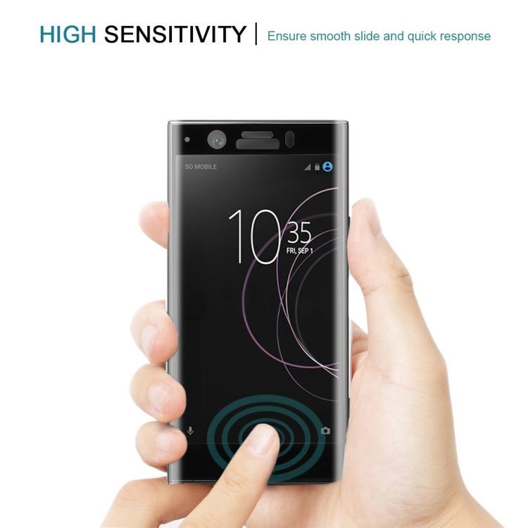สำหรับ Sony Xperia XZ1 ขนาดกะทัดรัด 0.26 มม. 9H ความแข็งพื้นผิว 3D เต็มหน้าจอกระจกกันรอยหน้าจอ, Sony Xperia XZ1 Compact