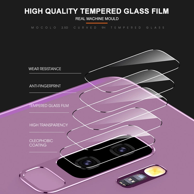 mocolo 0.15mm 9H 2.5D รอบขอบด้านหลัง กล้อง เลนส์ ฟิล์มกระจกนิรภัยสำหรับ Galaxy S9, Galaxy S9