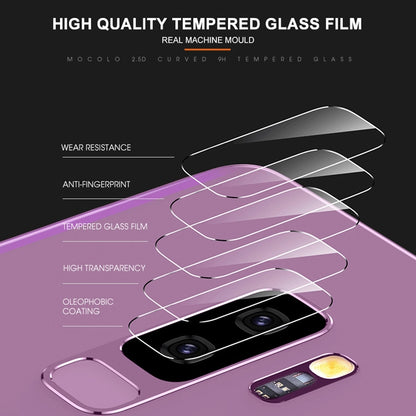 mocolo 0.15mm 9H 2.5D รอบขอบด้านหลัง กล้อง เลนส์ ฟิล์มกระจกนิรภัยสำหรับ Galaxy S9, Galaxy S9