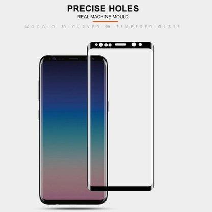 mocolo Full Glue 0.33mm 9H 3D Round Edge ฟิล์มกระจกนิรภัยสำหรับ Galaxy S9, For Samsung Galaxy S9