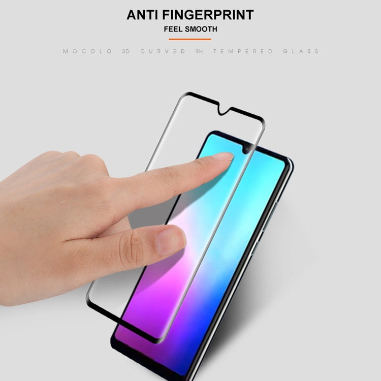 mocolo เต็มกาว 0.33mm 9H 3D รอบขอบฟิล์มกระจกนิรภัยสำหรับ Huawei Mate 20, Huawei Mate 20