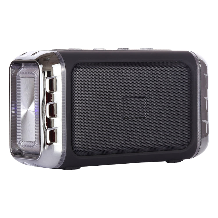 LN-22 DC 5V ลำโพงไร้สายแบบพกพาพร้อมการโทรแบบแฮนด์ฟรีและไฟ LED สีสันสดใสคู่รองรับ USB และการ์ด TF และ Aux 3.5 มม., LN-22