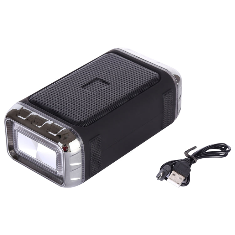 LN-22 DC 5V ลำโพงไร้สายแบบพกพาพร้อมการโทรแบบแฮนด์ฟรีและไฟ LED สีสันสดใสคู่รองรับ USB และการ์ด TF และ Aux 3.5 มม., LN-22