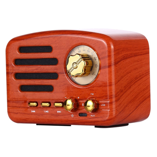 Elvis Angel MA-1500 ลำโพงวิทยุไฮไฟ Bluetooth ย้อนยุคพร้อมไฟ LED สีสันสดใสรองรับ USB และ FM และ Aux 3.5 มม.