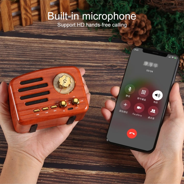Elvis Angel MA-1500 ลำโพงวิทยุไฮไฟ Bluetooth ย้อนยุคพร้อมไฟ LED สีสันสดใสรองรับ USB และ FM และ Aux 3.5 มม.