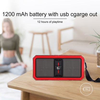 ลำโพง Bluetooth ไร้สายแบบพกพา G36 DC 5V พร้อมการโทรแบบแฮนด์ฟรี รองรับ USB และการ์ด TF และ Aux และ FM ขนาด 3.5 มม., G36