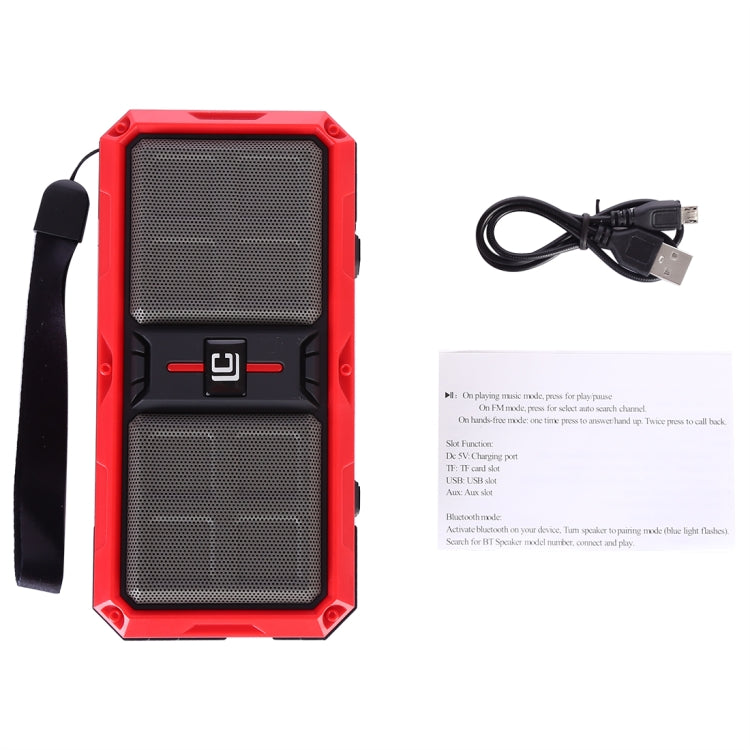 ลำโพง Bluetooth ไร้สายแบบพกพา G36 DC 5V พร้อมการโทรแบบแฮนด์ฟรี รองรับ USB และการ์ด TF และ Aux และ FM ขนาด 3.5 มม., G36