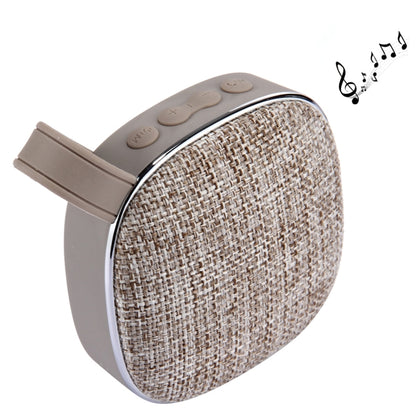 X25 การออกแบบผ้าแบบพกพาลำโพงสเตอริโอ Bluetooth พร้อมไมโครโฟนในตัวรองรับการโทรแบบแฮนด์ฟรีและการ์ด TF และ AUX IN ระยะทาง Bluetooth: 10 ม.