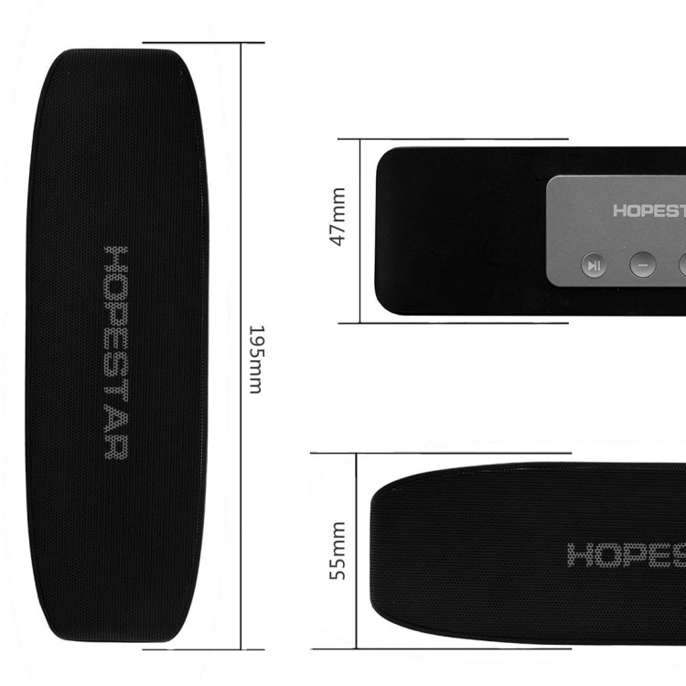 HOPESTAR H11 มินิแบบพกพากระต่ายลำโพงไร้สายบลูทูธ, ไมโครโฟนในตัว, รองรับ AUX / แฮนด์ฟรี / FM / TF, H11
