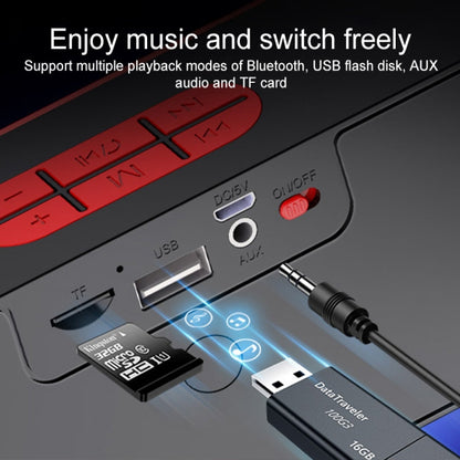 รองรับการโทรแบบแฮนด์ฟรีและการ์ด TF และ U-disk และฟังก์ชั่นเสียง AUX และ FM, SC211