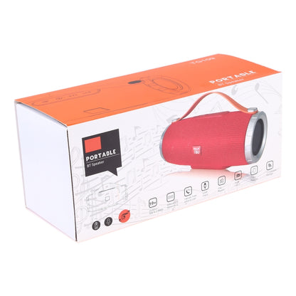 T&G TG109 ลำโพงสเตอริโอไร้สาย Bluetooth V4.2 แบบพกพาพร้อมที่จับ, ไมโครโฟนในตัว, รองรับการโทรแบบแฮนด์ฟรีและการ์ด TF และ AUX IN และ FM, TG109