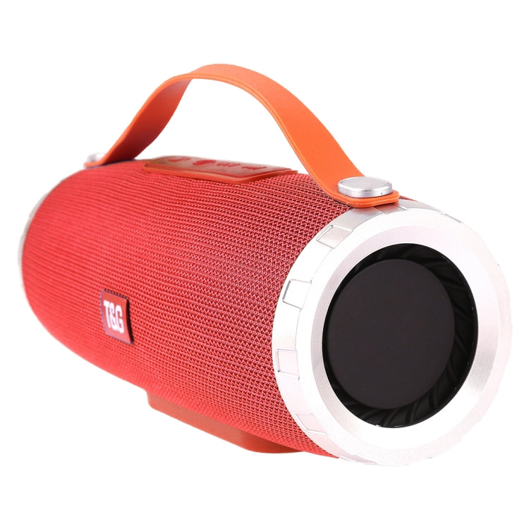 T&G TG109 ลำโพงสเตอริโอไร้สาย Bluetooth V4.2 แบบพกพาพร้อมที่จับ, ไมโครโฟนในตัว, รองรับการโทรแบบแฮนด์ฟรีและการ์ด TF และ AUX IN และ FM, TG109