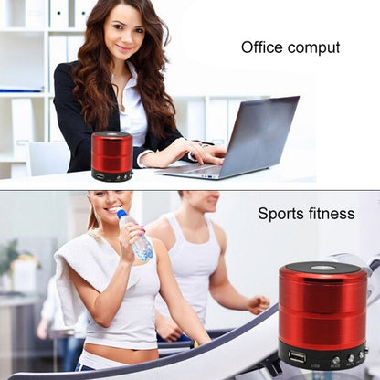 ลำโพง Bluetooth WS-887 พร้อมเชือกเส้นเล็ก รองรับการโทรแบบแฮนด์ฟรี & ดิสก์ FM & U & การ์ด TF และ AUX