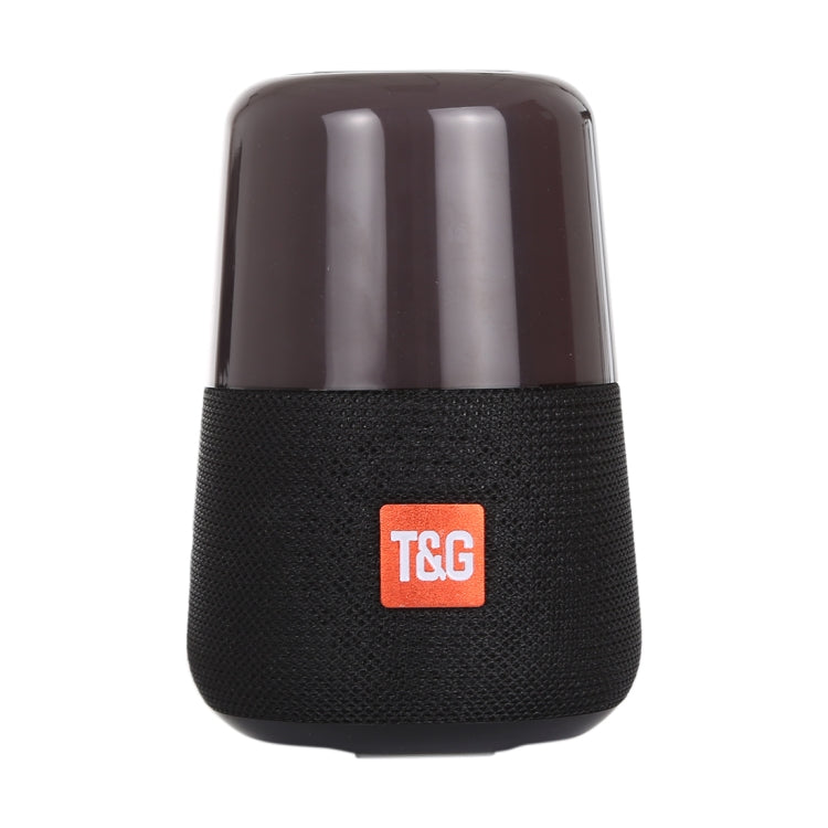 T&G TG168 ลำโพงสเตอริโอไร้สาย Bluetooth V5.0 แบบพกพาพร้อมที่จับ, ไมโครโฟนในตัว, รองรับไฟ LED กระพริบและการ์ด TF และดิสก์ U และ AUX IN และ FM, TG168