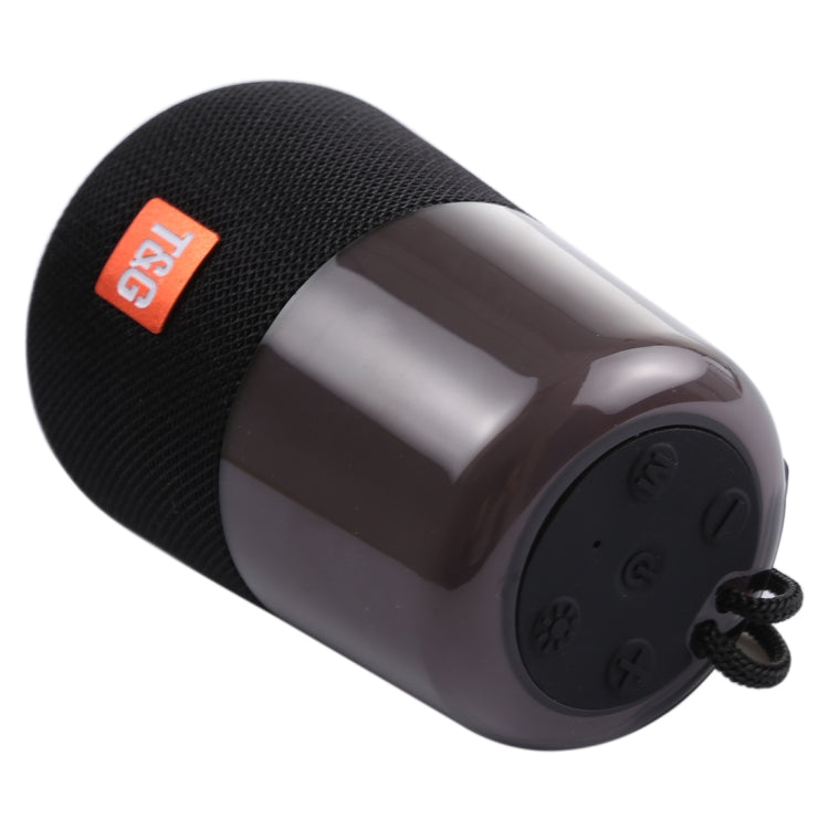 T&G TG168 ลำโพงสเตอริโอไร้สาย Bluetooth V5.0 แบบพกพาพร้อมที่จับ, ไมโครโฟนในตัว, รองรับไฟ LED กระพริบและการ์ด TF และดิสก์ U และ AUX IN และ FM, TG168
