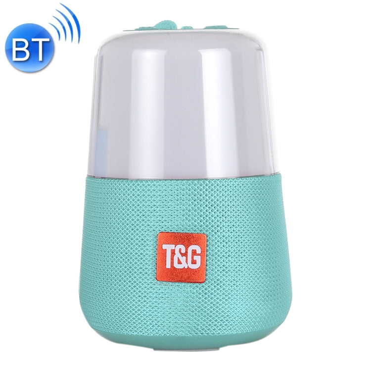 T&G TG168 ลำโพงสเตอริโอไร้สาย Bluetooth V5.0 แบบพกพาพร้อมที่จับ, ไมโครโฟนในตัว, รองรับไฟ LED กระพริบและการ์ด TF และดิสก์ U และ AUX IN และ FM, TG168