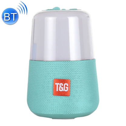 T&G TG168 ลำโพงสเตอริโอไร้สาย Bluetooth V5.0 แบบพกพาพร้อมที่จับ, ไมโครโฟนในตัว, รองรับไฟ LED กระพริบและการ์ด TF และดิสก์ U และ AUX IN และ FM, TG168
