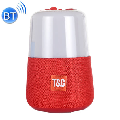 T&G TG168 ลำโพงสเตอริโอไร้สาย Bluetooth V5.0 แบบพกพาพร้อมที่จับ, ไมโครโฟนในตัว, รองรับไฟ LED กระพริบและการ์ด TF และดิสก์ U และ AUX IN และ FM, TG168