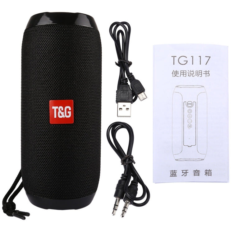 พร้อมไมโครโฟนในตัว รองรับการโทรแบบแฮนด์ฟรีและการ์ด TF และ AUX IN และ FM ระยะทาง Bluetooth: 10 ม., TG117, TG1127