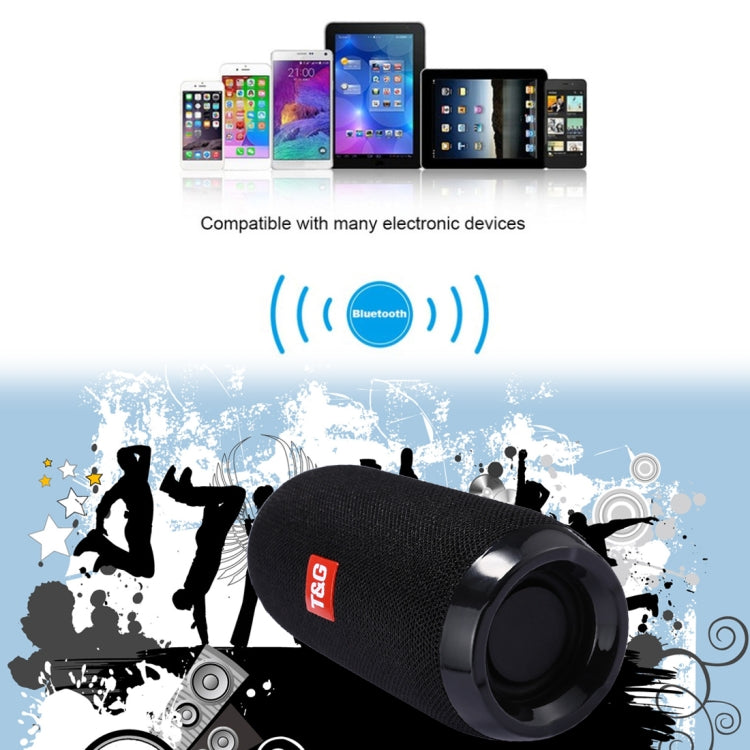 พร้อมไมโครโฟนในตัว รองรับการโทรแบบแฮนด์ฟรีและการ์ด TF และ AUX IN และ FM ระยะทาง Bluetooth: 10 ม., TG117, TG1127