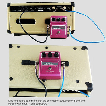 JOYO CM-05 35 ซม. Single Block Effector Cable Single Block Line, CM-05 35cm