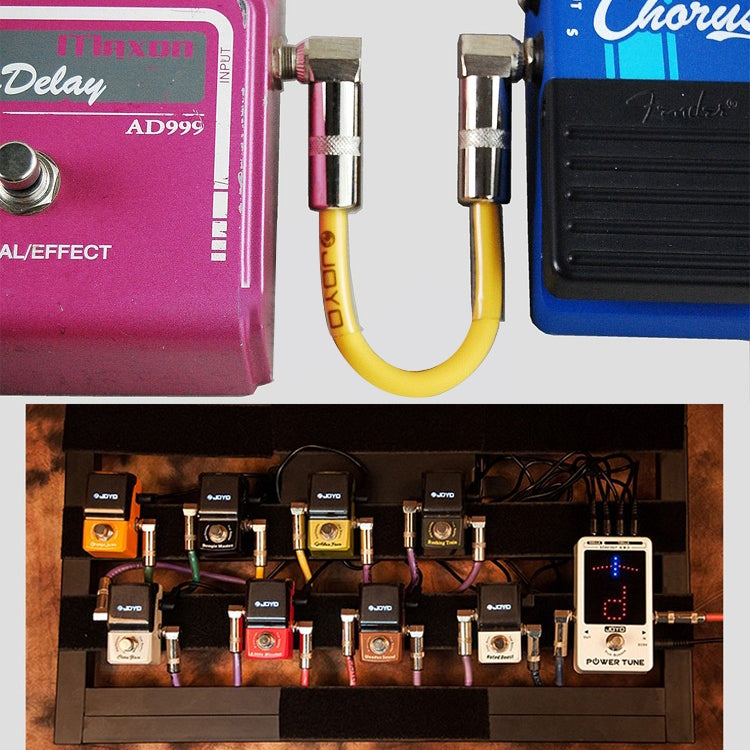 JOYO CM-05 35 ซม. Single Block Effector Cable Single Block Line, CM-05 35cm