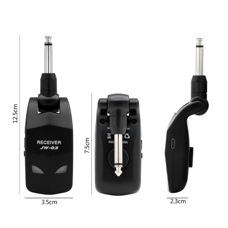 JOYO JW-03 2.4G กีตาร์ไฟฟ้าดิจิตอลเครื่องส่งสัญญาณตัวรับสัญญาณไร้สาย, JW-03