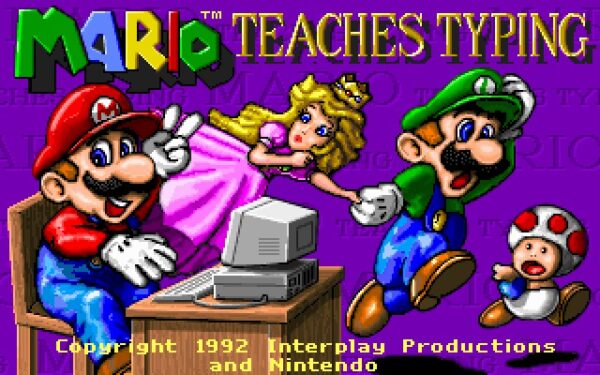Mario Teaches Typing for (Windows10 & MacOS)