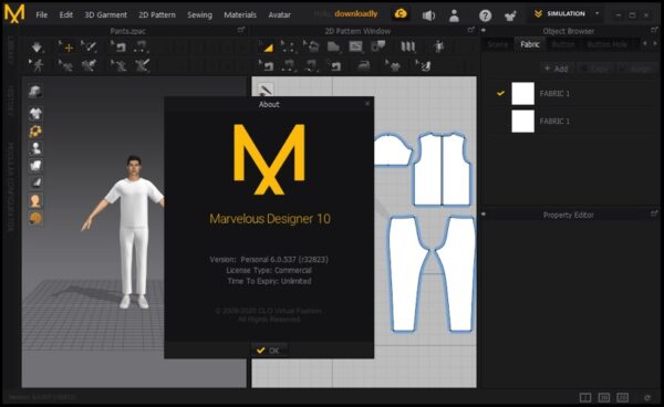 Marvelous Designer 10 Personal 2021 v6.0.623 for Windows