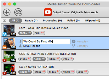 MediaHuman YouTube Downloader 3.9 Final Full Version