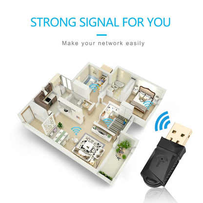 Rocketek RT-WL3 300 Mbps 802.11 n/a/g อแดปเตอร์ USB WiFi ไร้สาย
