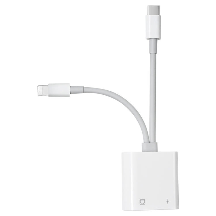NK-1035 Pro 2 in 1 USB-C / Type-C + 8 พินชายกับ RJ45 + 8 พินชาร์จอะแดปเตอร์อินเทอร์เฟซหญิง, NK-1035 Pro